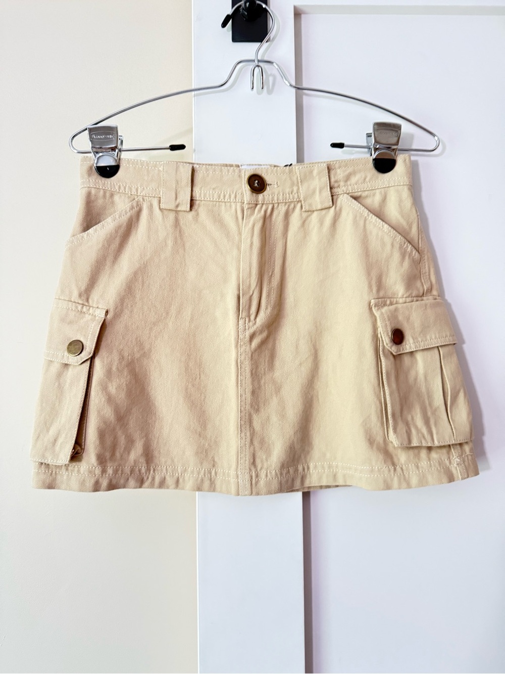 Princess Polly Beige Cargo Mini Skirt